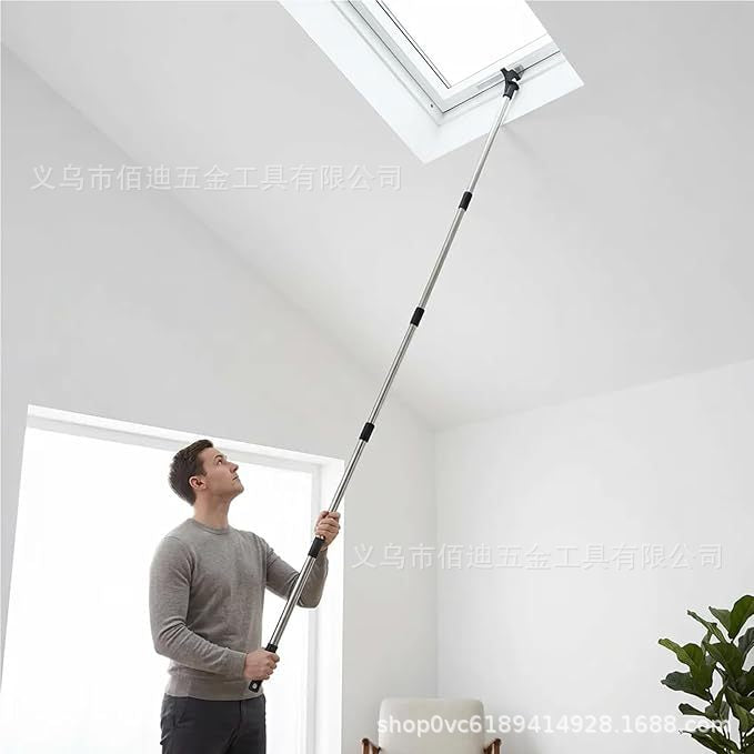Telescopic Skylight Opening Hook for Indoor Use