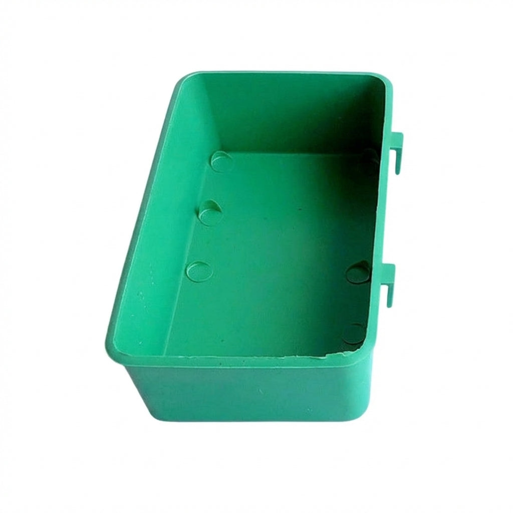 Bird Bath Tub for Cage Hanging, Spacious Bird Cage Shower Enclosure, Parrot Bath #variant:Open Top
