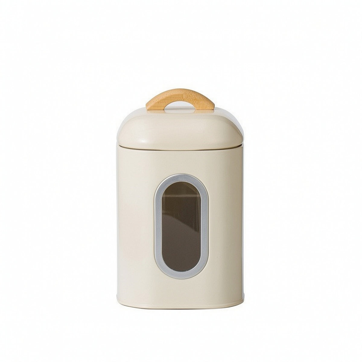 Canister with Window Compact Airtight Canister Modern for Pantry