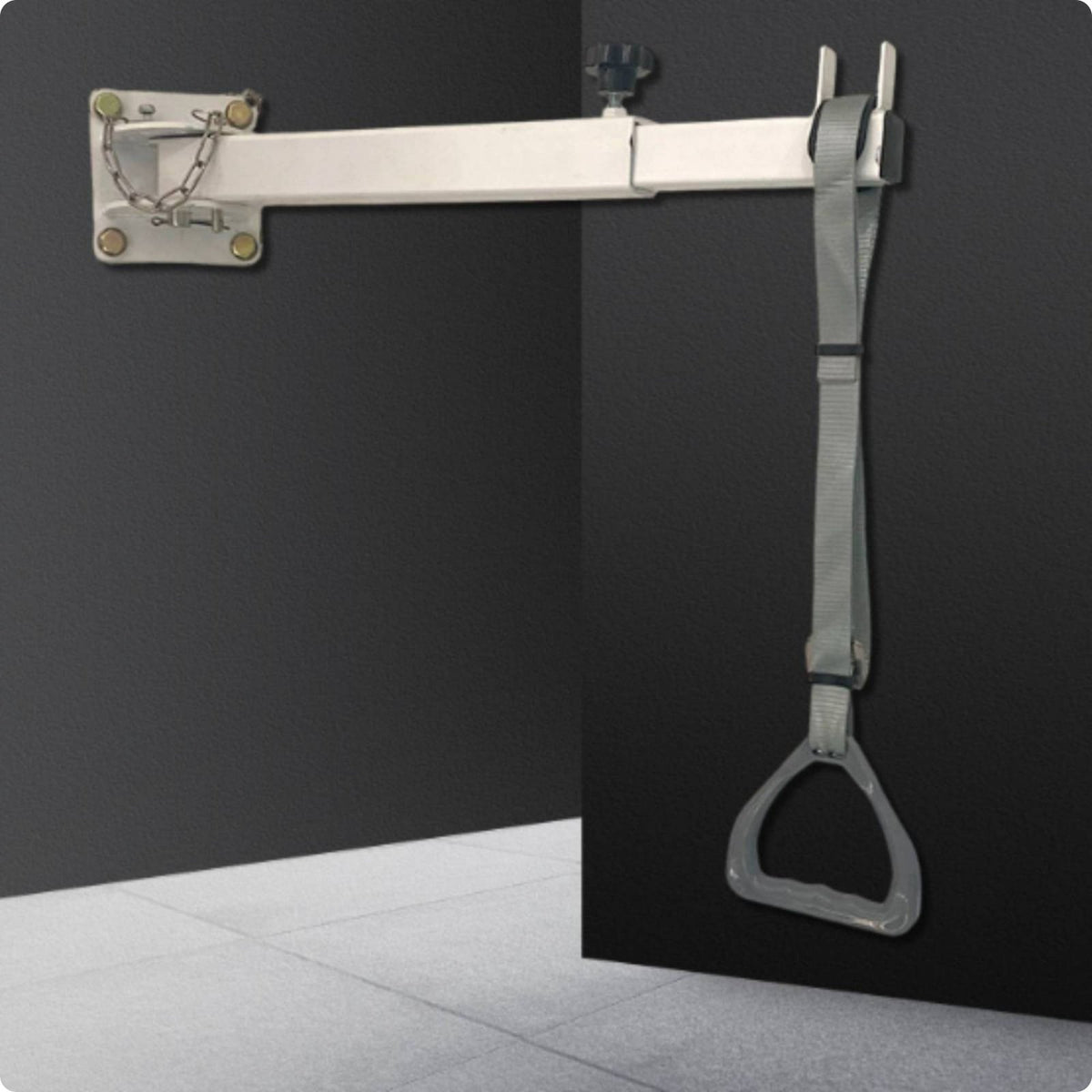 Wall-Mounted Transfer Lift Grip Reinforced Telescopic Support Arm Rubber Handle