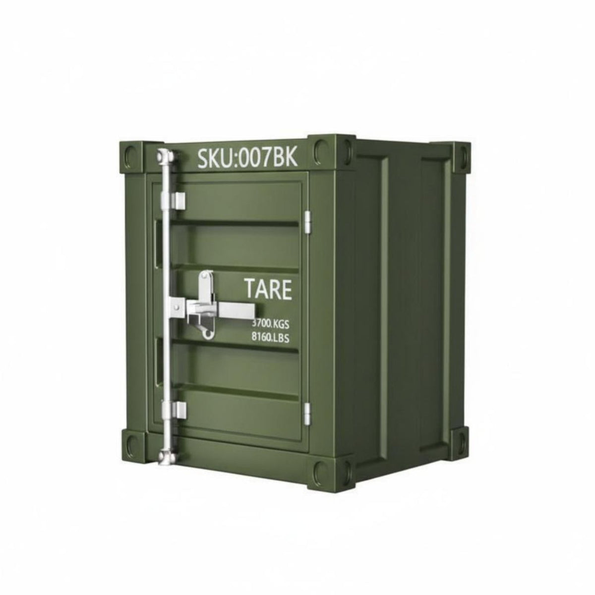 Shipping Container Locker utilitarian aesthetic Bedside Cabinet Retro Design Creative Look for children
