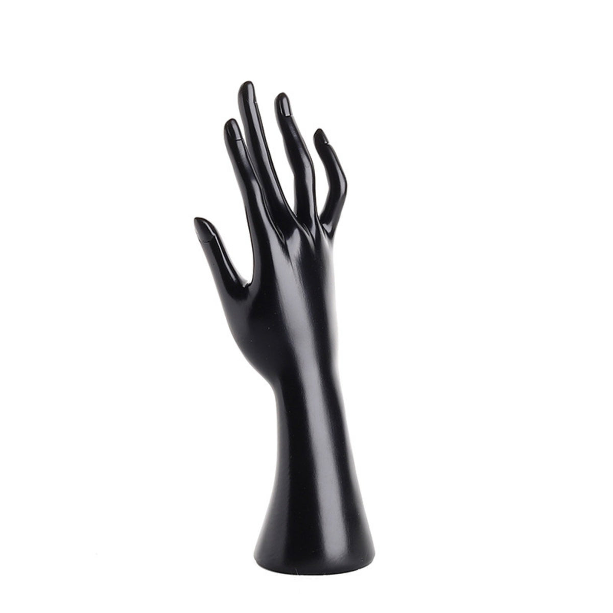 Realistic Shape Resin Hand Model Elegant Design Band Display Hand Polished Finish Band Bracelet Holder Long-Lasting Material for Jewelry Shop Owners, Shop Window, Countertop, Craft Fair, Dresser