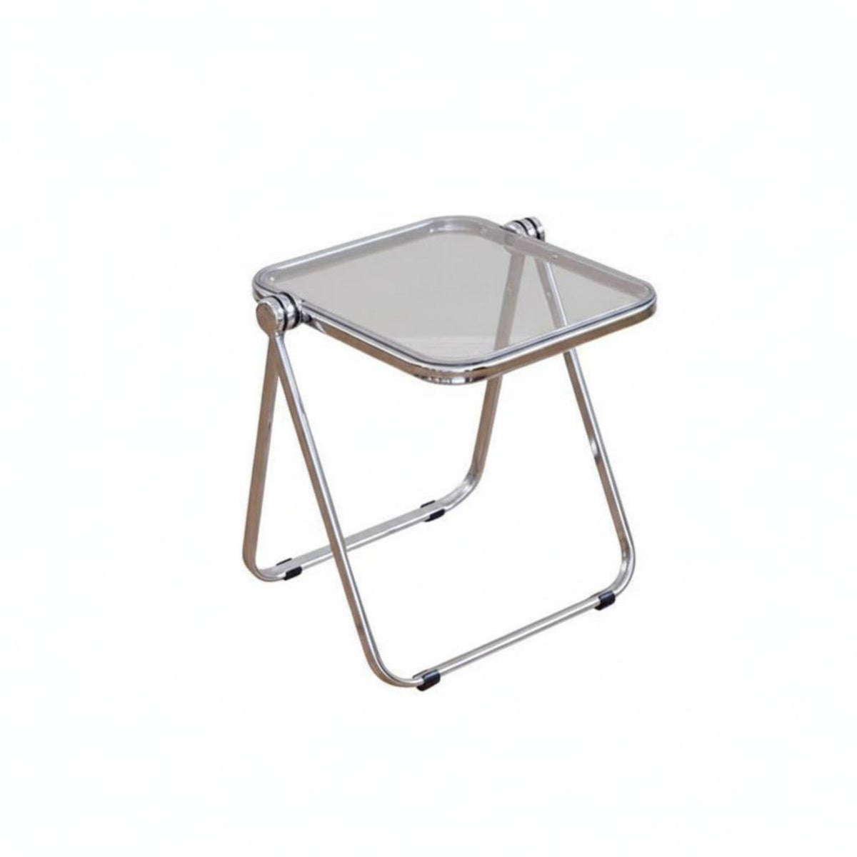 Transparent C-Shaped Table Minimalist design Home Furnishing Space-Saving