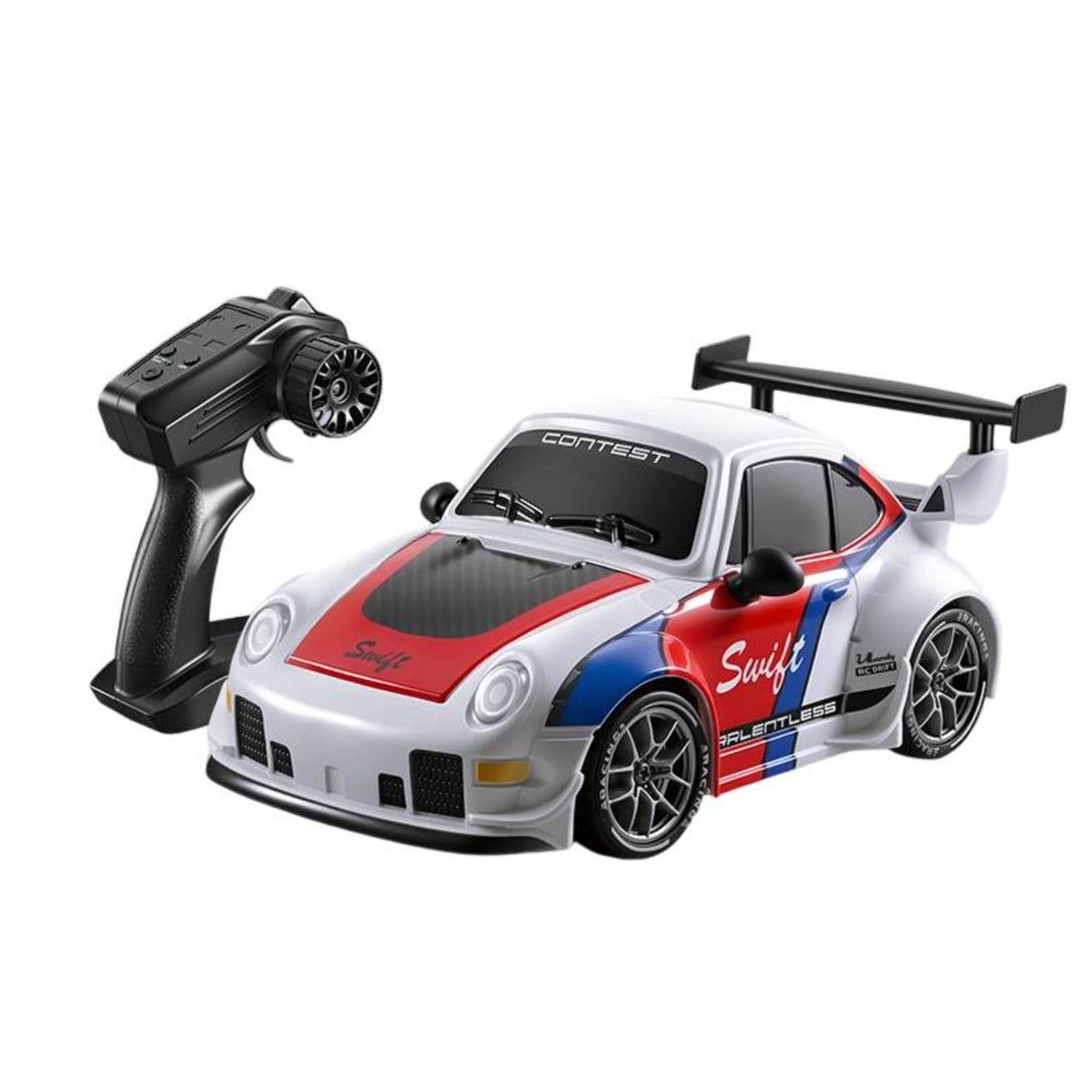 RC Drift Car with Controller Multiplayer Toy Rechargeable for Indoor, Hobbyists