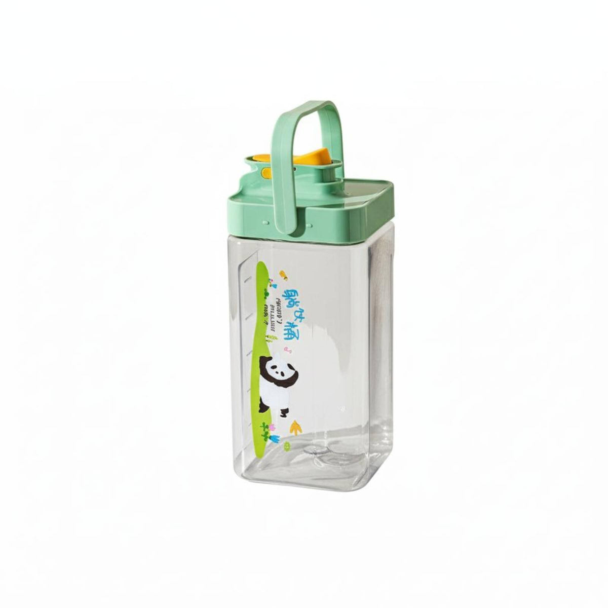 Beverage Dispenser with Spigot Panda Design Fridge Water Container Wide Handle