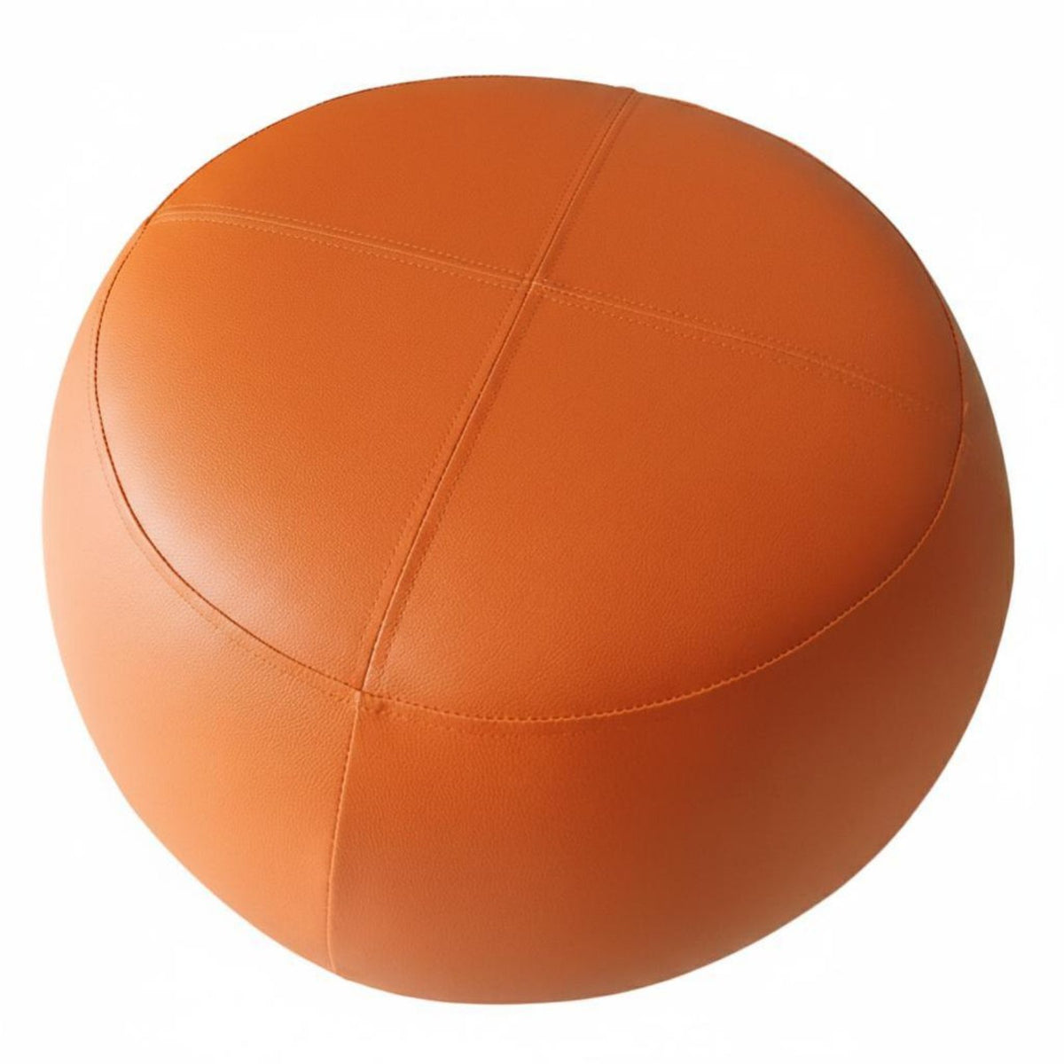 Strawberry-Shaped Ottoman Soft Padding Round Padded Ottoman Multi-Functional