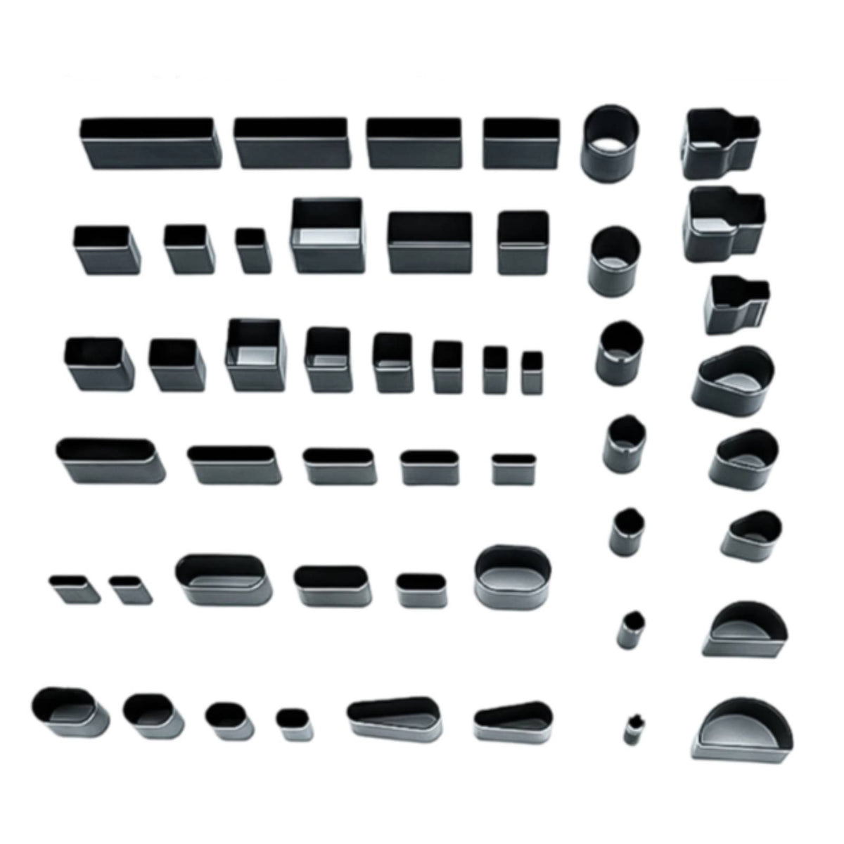 50 Pieces Leather Die Punch Rigid Leather Punch Set Long-Lasting