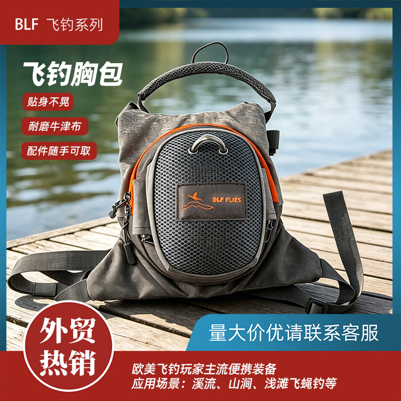 BLF New Fly Fishing Chest Pack Ultra-Light with Vest Multi-Pocket Storage