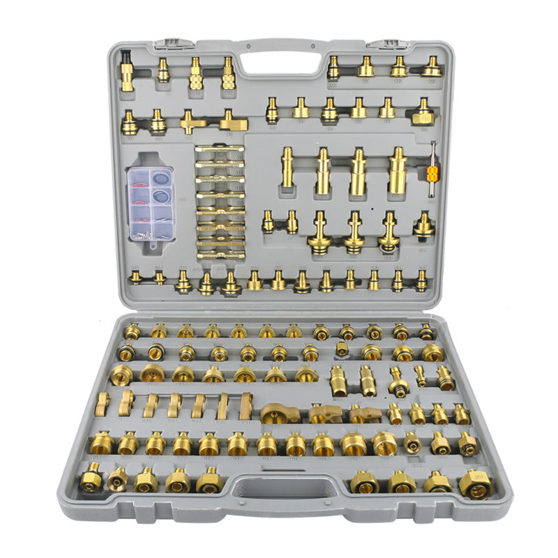Car AC Leak Detection Tool Kit 126 Pieces for Trucks and Engineering Vehicles