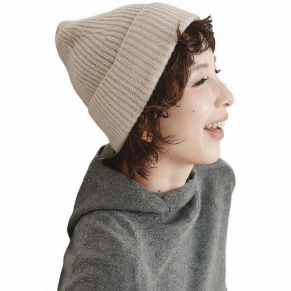Knit Hat, Wool, Thick, Breathable, For Cycling, Hiking