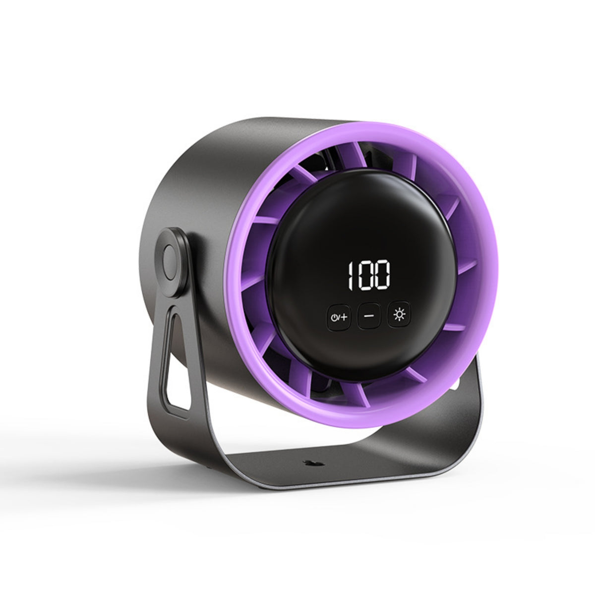 Desk Fan with Digital Display Quiet for Bedside