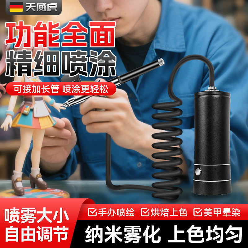 Electric Airbrush Kit for Model Painting and Nail Art