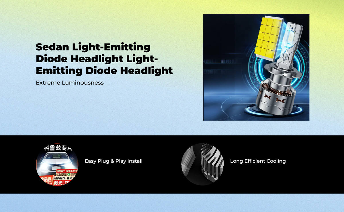 2011-2015 Sedan LED Bulbs 6000K