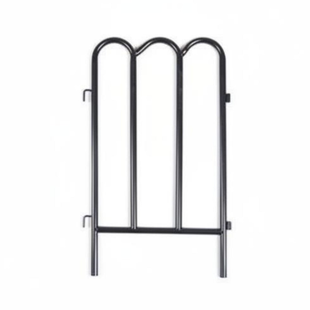 Wrought Iron Fence Panel Decorative Garden Border Waterproof Interlocking Landscape Fence for Yard, Park