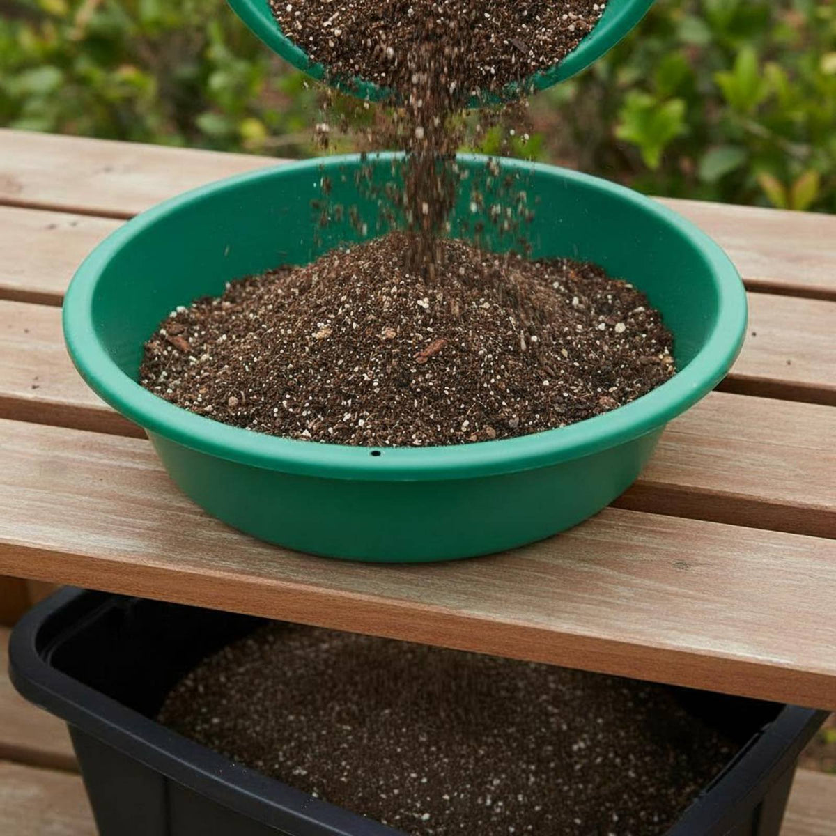 Soil Sifting Pan Versatile Garden Sieve Multipurpose Gold Pan for Gardeners, Beginners, Outdoor, River