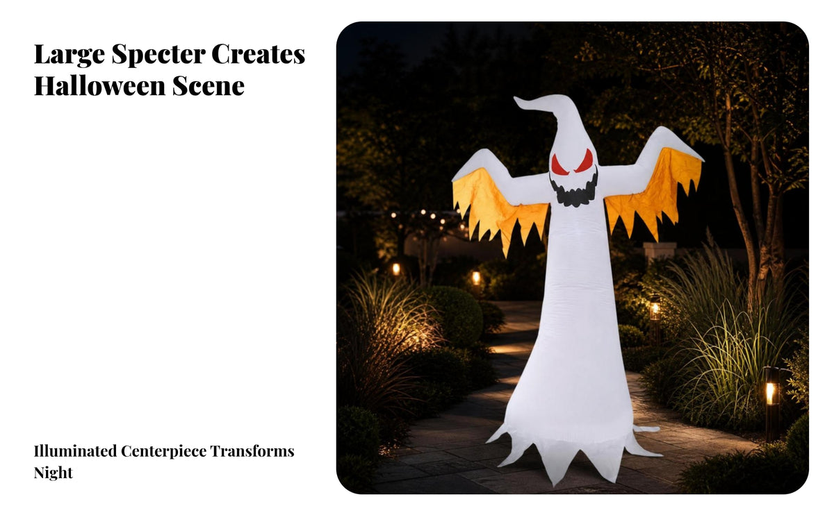 Halloween Inflatable Decoration | Spooky Holiday Display, Giant Standing Design, for Yard
