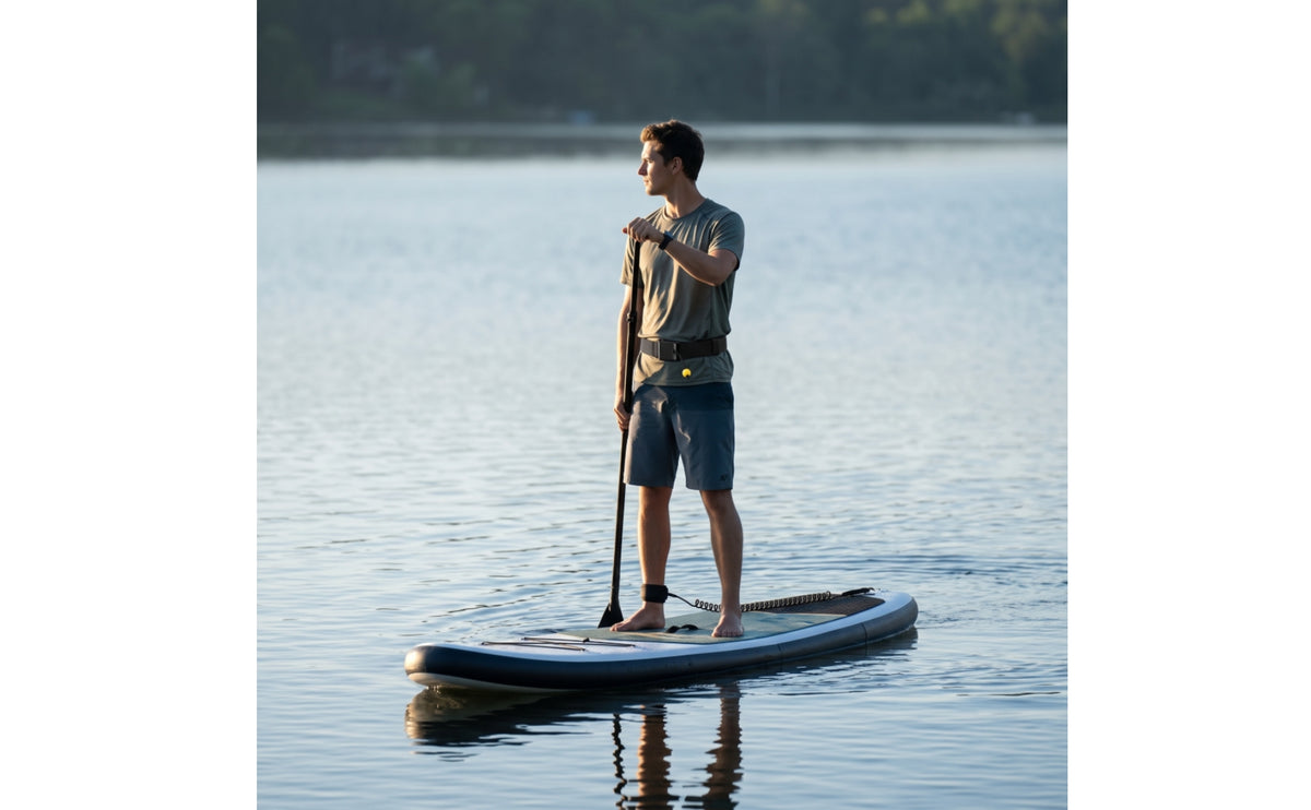 Paddleboarding Belt with Fast-Release Buckle Adjustable Paddleboard Belt Reinforced Water Sports Gear for Athletes