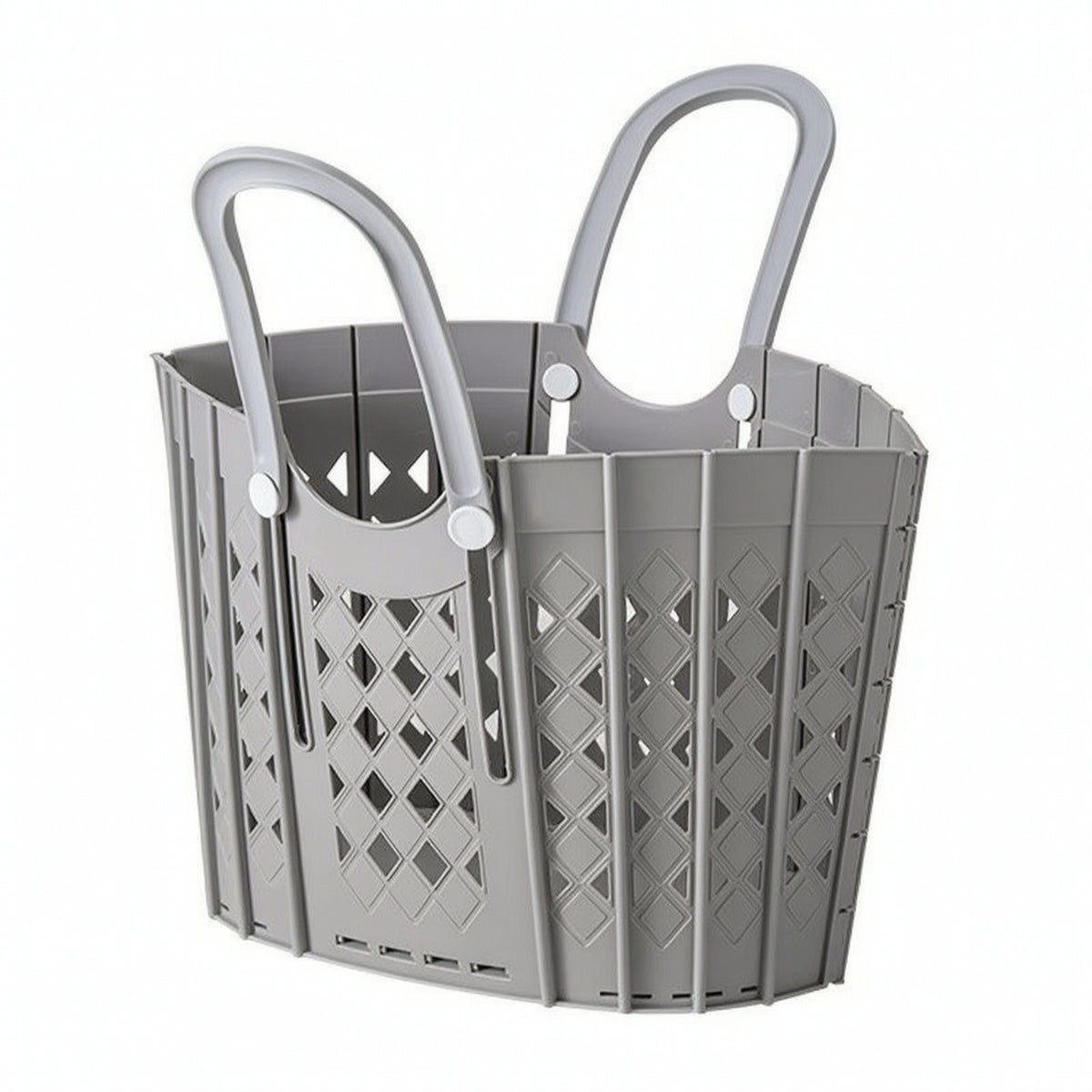 Foldable Laundry Basket Breathable Storage Container with Handles Compact