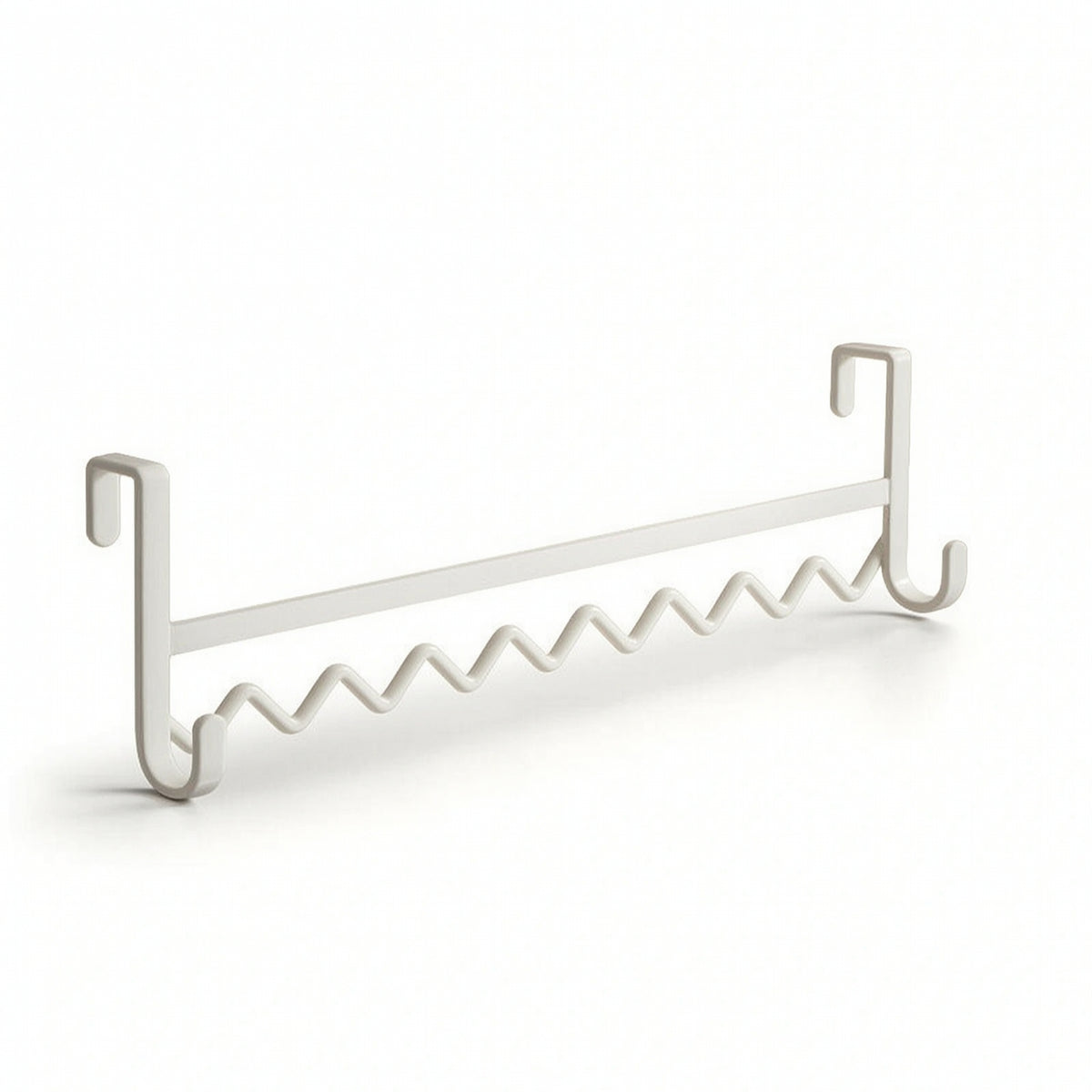 Slim Bedside Hanging Rack Metal Bed Hanger Easy to Reach Wave Hanging Rack Sturdy for Bunk Beds, Dorm Rooms