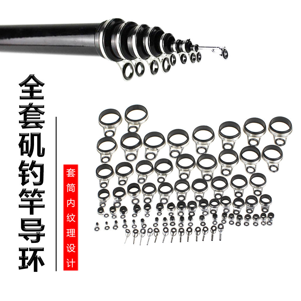 Stainless Steel Rod Guide Ring Set for Fishing Rod Modification