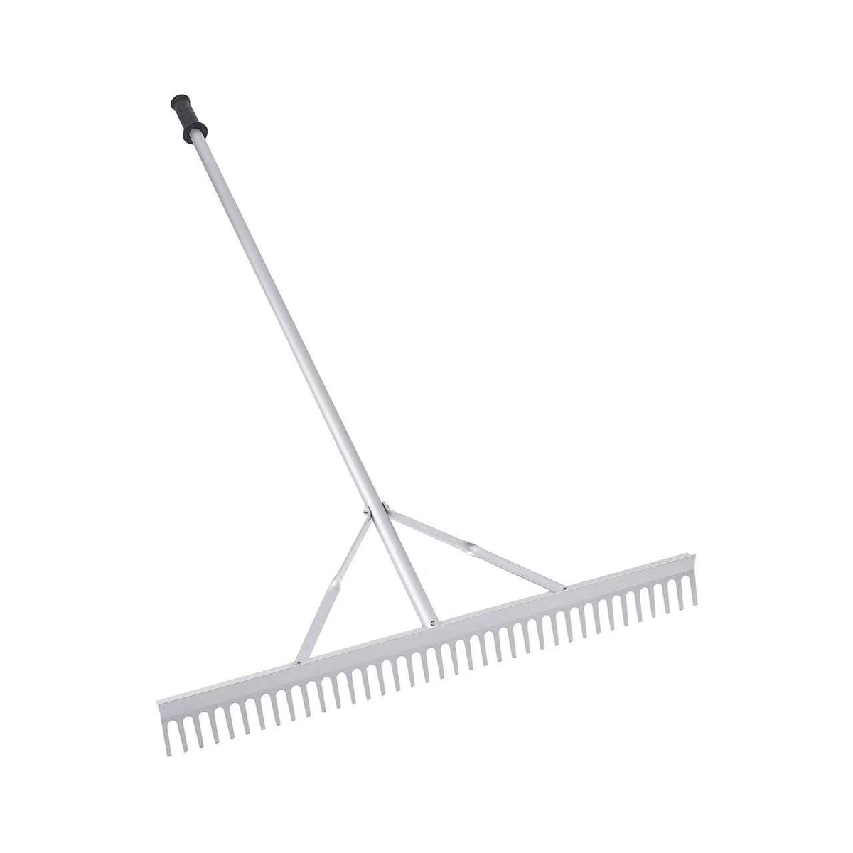 Lightweight Aluminum Detachable Garden Rake for Lawns and Lakes