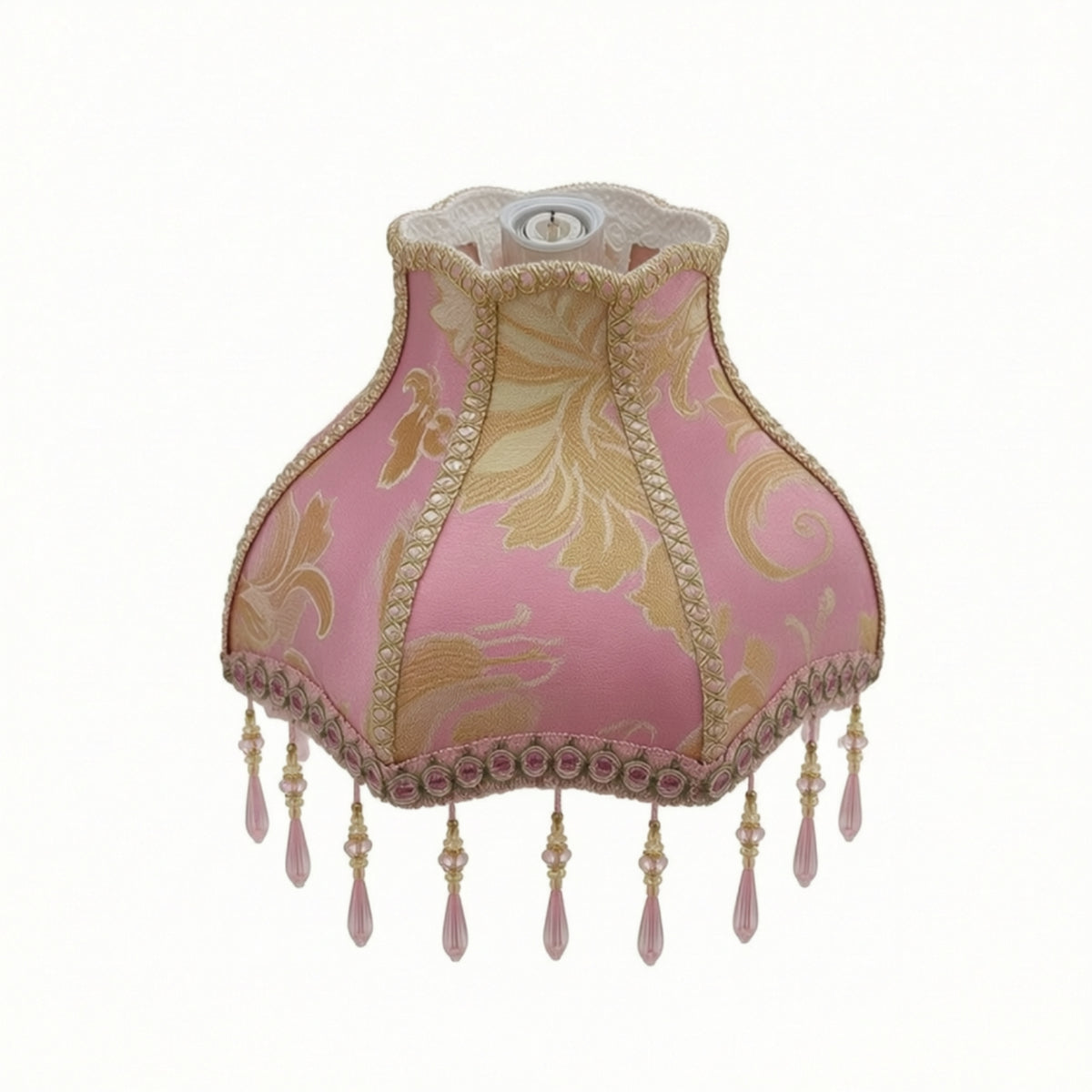 Lamp Shade with Tassel Beaded Lampshade with Tassels Romantic for Bedside Table