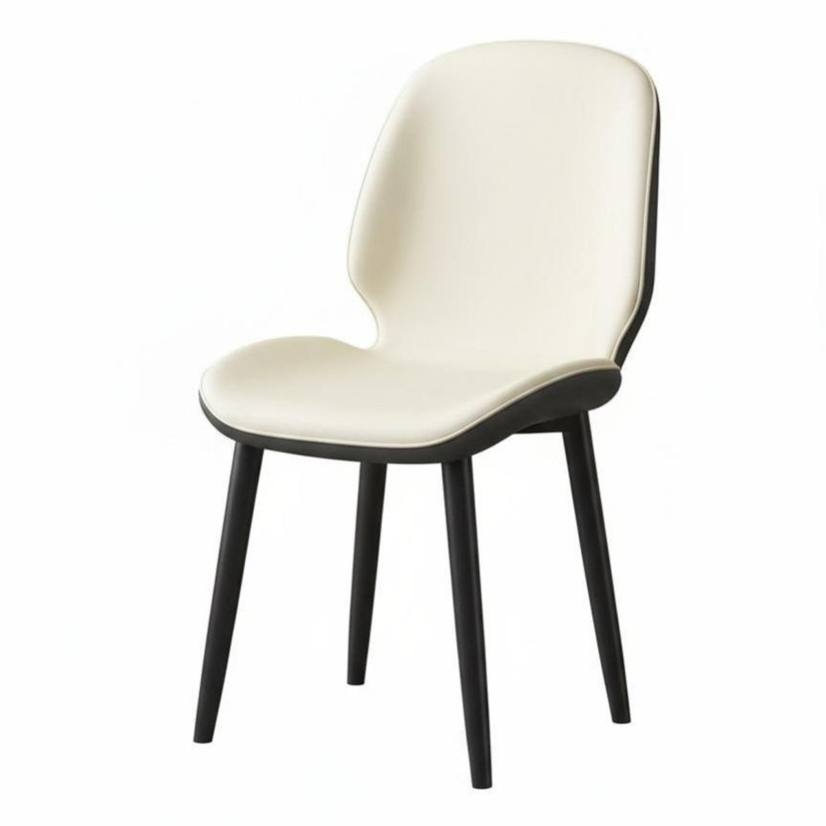 Upholstered Shell Chair Nordic Aesthetic Household Furniture Sturdy Frame