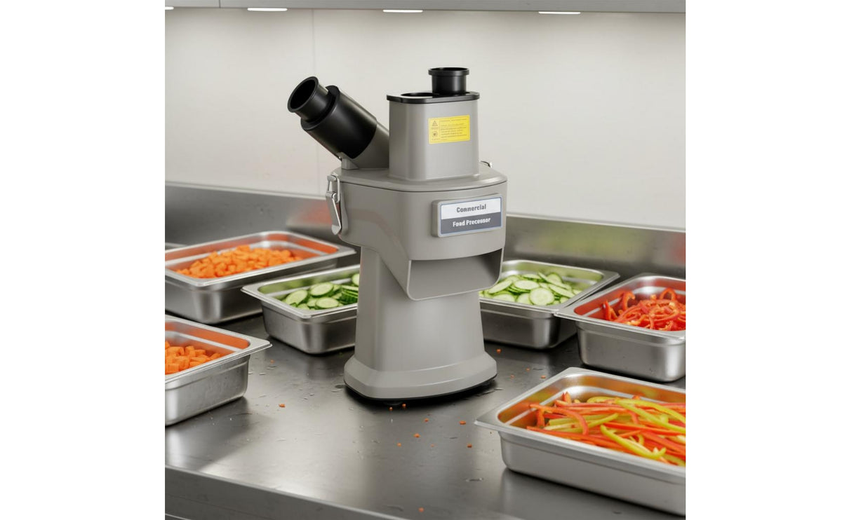 Multi Function Vegetable Dicer 3 in 1 Vegetable Cutter High Performance Commercial Food Processor Stainless Steel Blades for Restaurants, Caterers, Restaurant