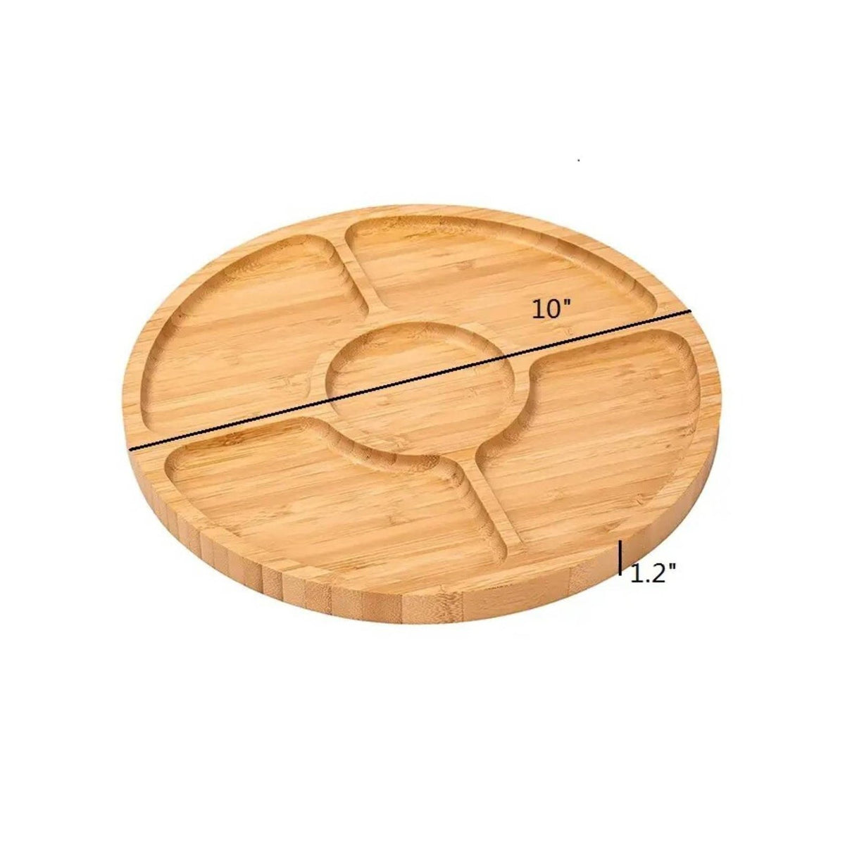 Bamboo Cheese Board and Set Includes Ceramic Bowls for Housewarming, Hosts