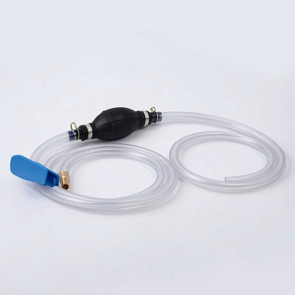 One-Way Siphon Pump with Bulb Flexible Hand Siphon Pump Transparent Sturdy for Mechanics