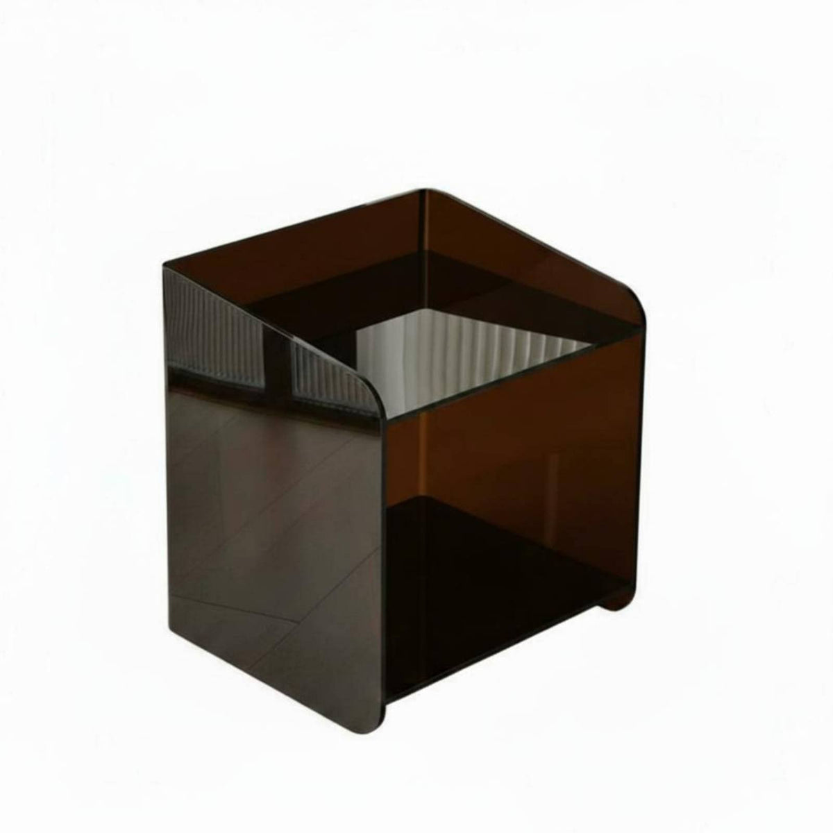 C-Shaped End Table Space-Saving Household Furniture Sturdy Frame for Living Room