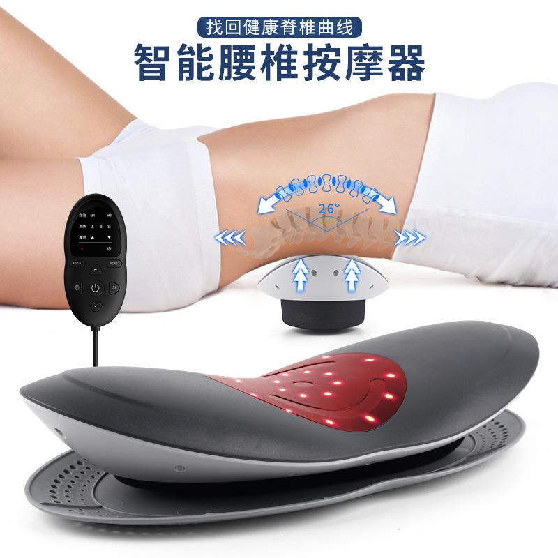 出国正品110V美规腰椎按摩器腰疼腰间盘牵引家用多功能理疗按摩仪