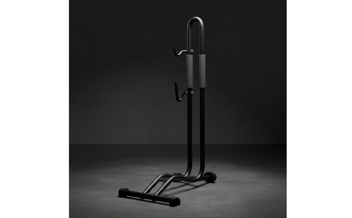 Padded L-Shaped Bike Stand Stable Upright Cycle Stand Powder-Coated Freestanding Bike Rack Rust-Resistant for Commuters