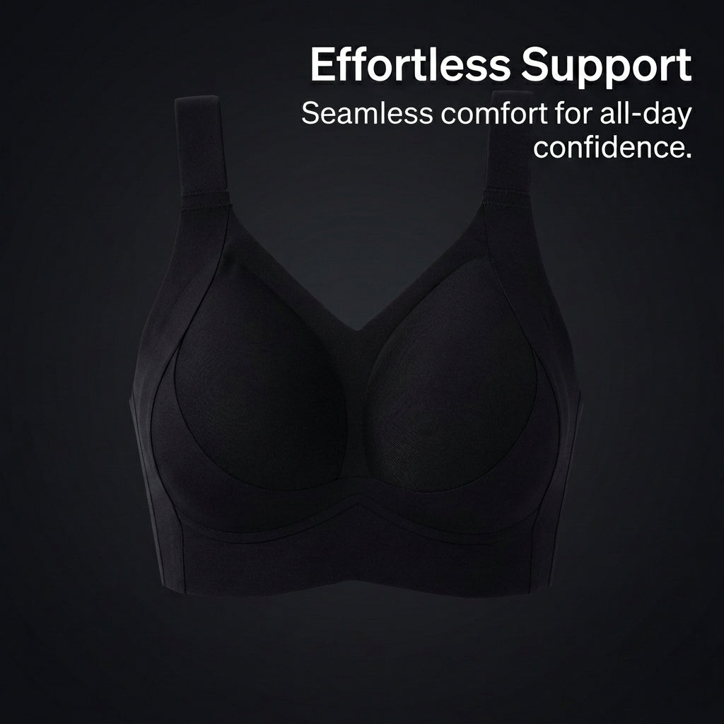 Bra for Plus Size Women, Wire Everyday with Soft Support for Large Busts, Breathable Lightweight Nylon for Daily Wear