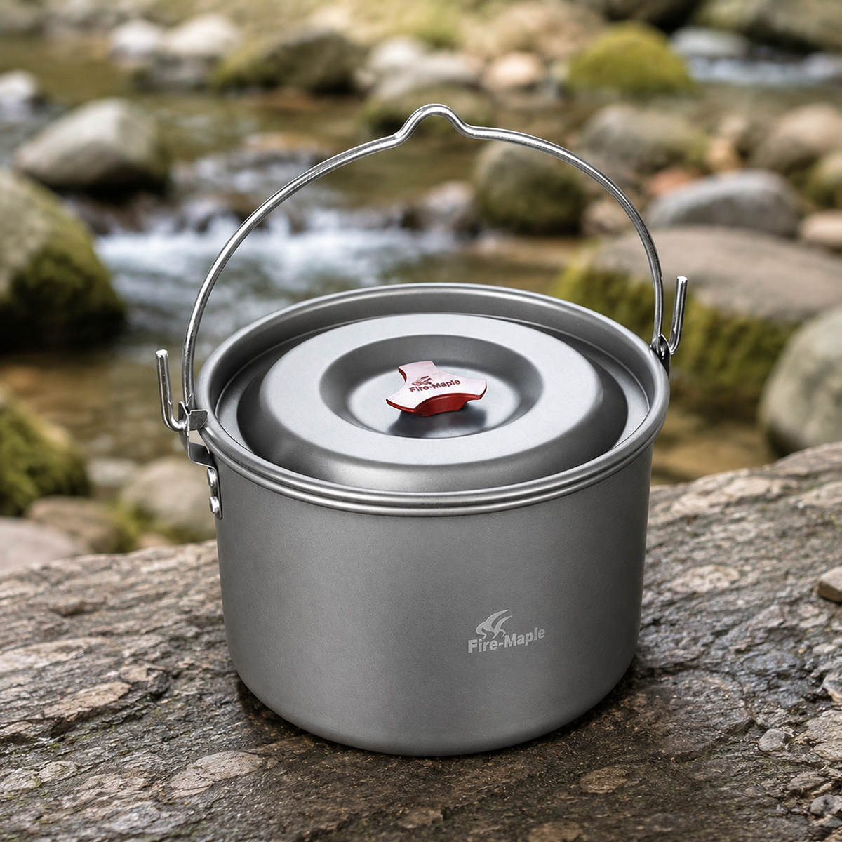 Hard Anodized Aluminum Cookware Set, Camping, Pot, With Lid, Lightweight, Outdoor Cooking Utensils