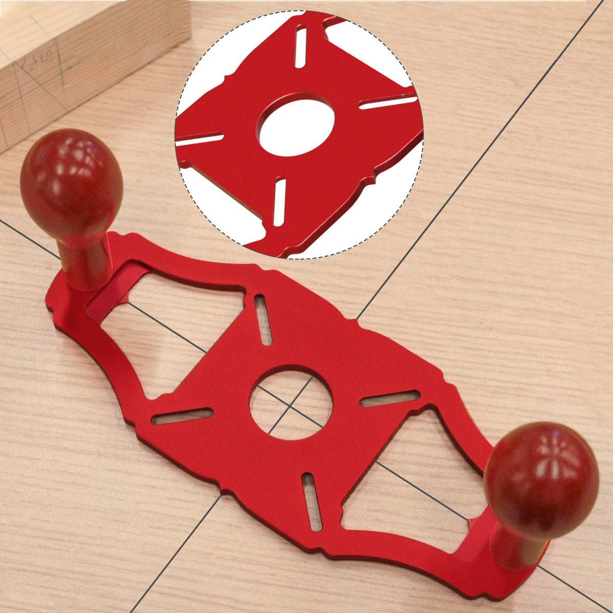 Router Inverted Base Mount with Transparent Cover for Woodworking