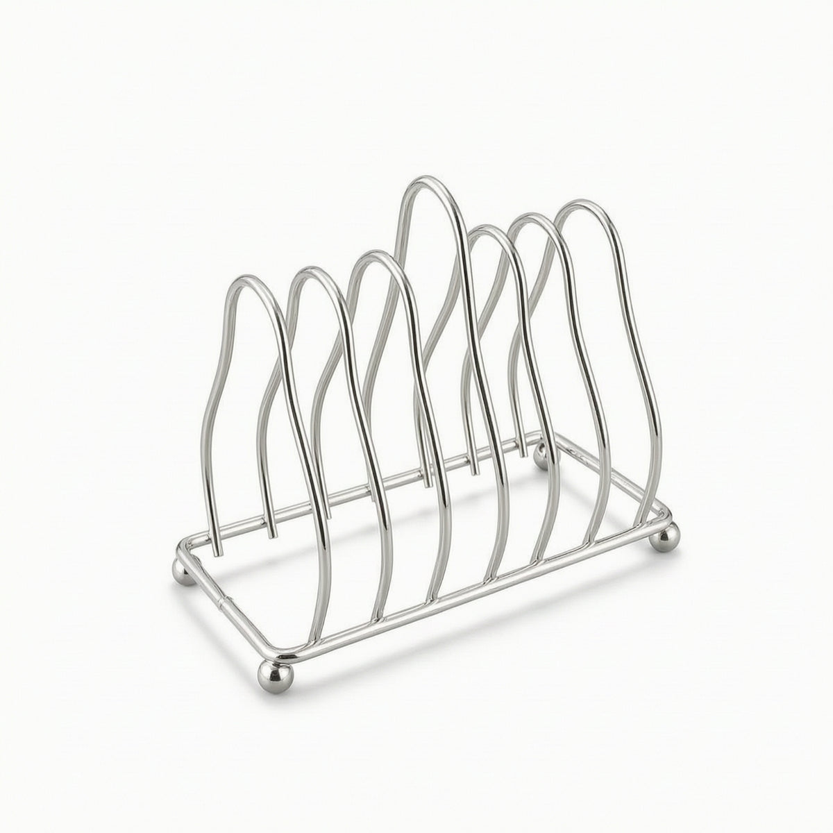 Plate Holder with Wire Slots Countertop Dish Organizer Rack Freestanding for Rv
