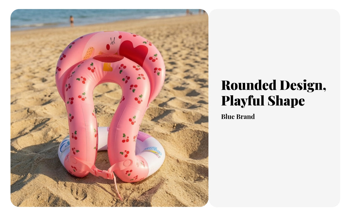 Inflatable Swim Buoyant Circle With | PVC Material, Inflatable Seat Floatage, for aquatic play