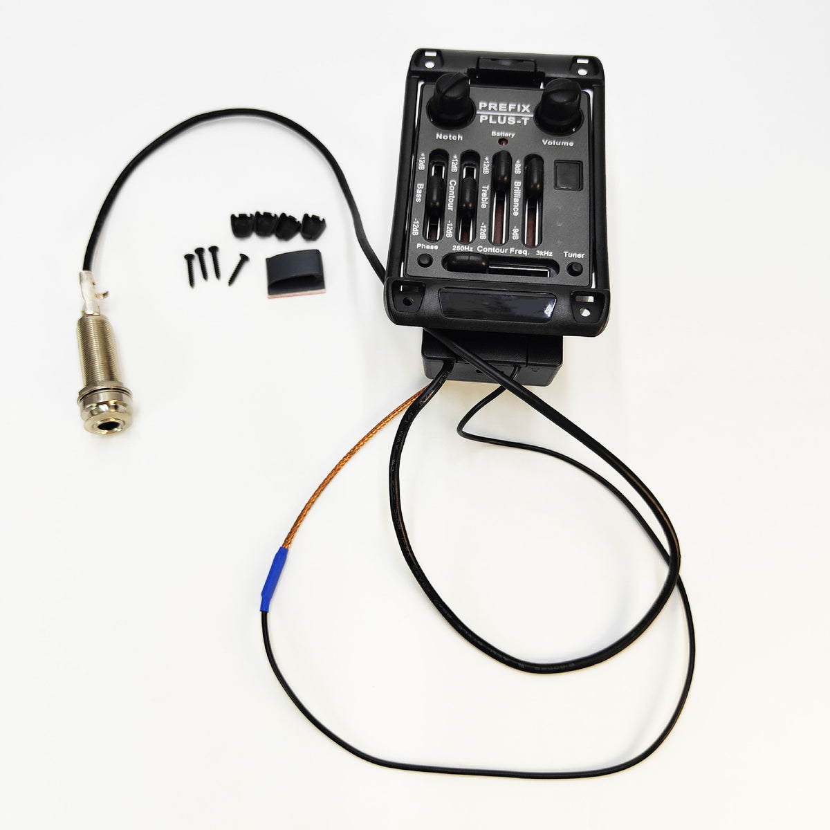 PLUS-T Acoustic Guitar Pickup with EQ and Tuner