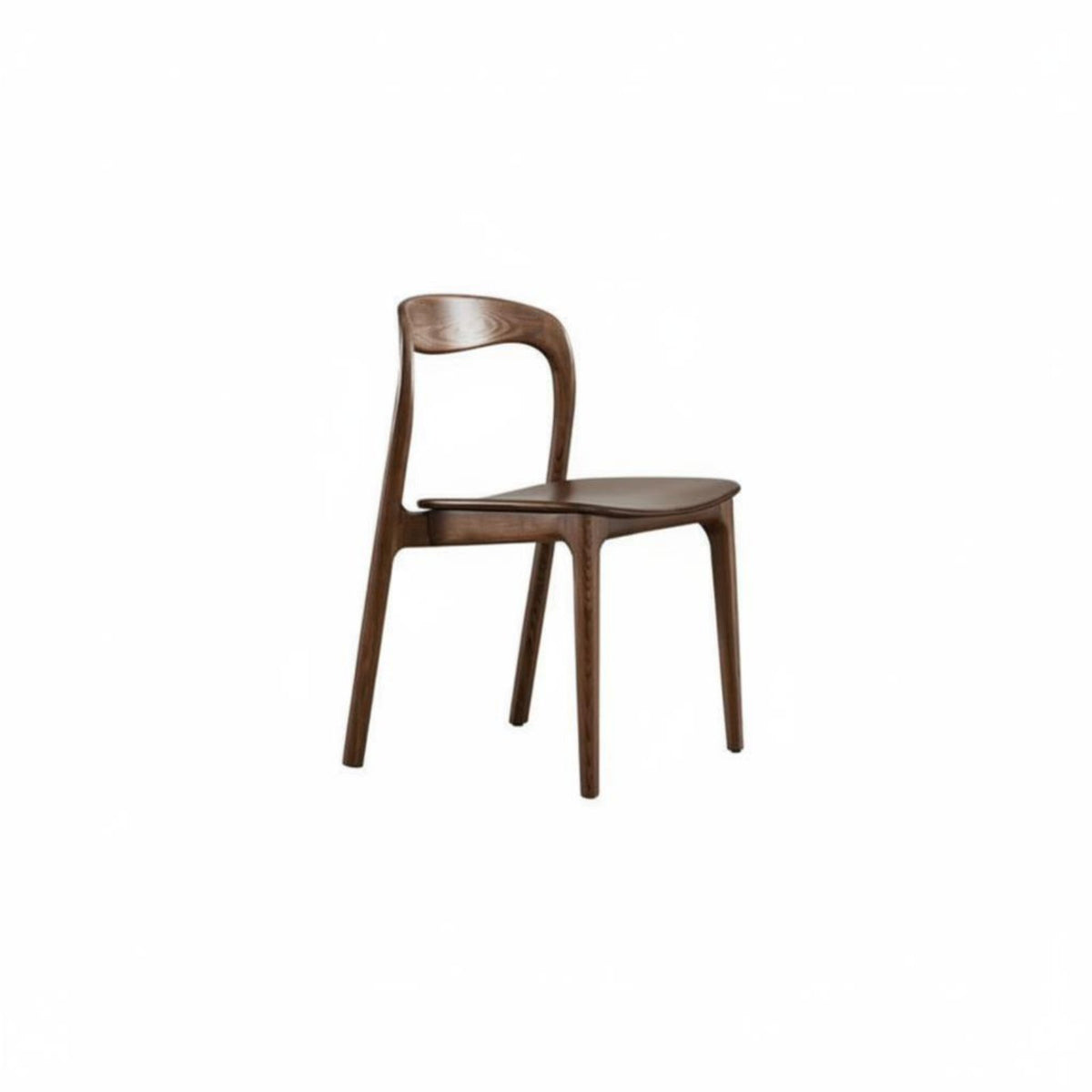 Archedd Spine-Supportingrest Side Chair Nordic and Design Archedd Spine-Supporting Dining Chair Versatile Use Armless