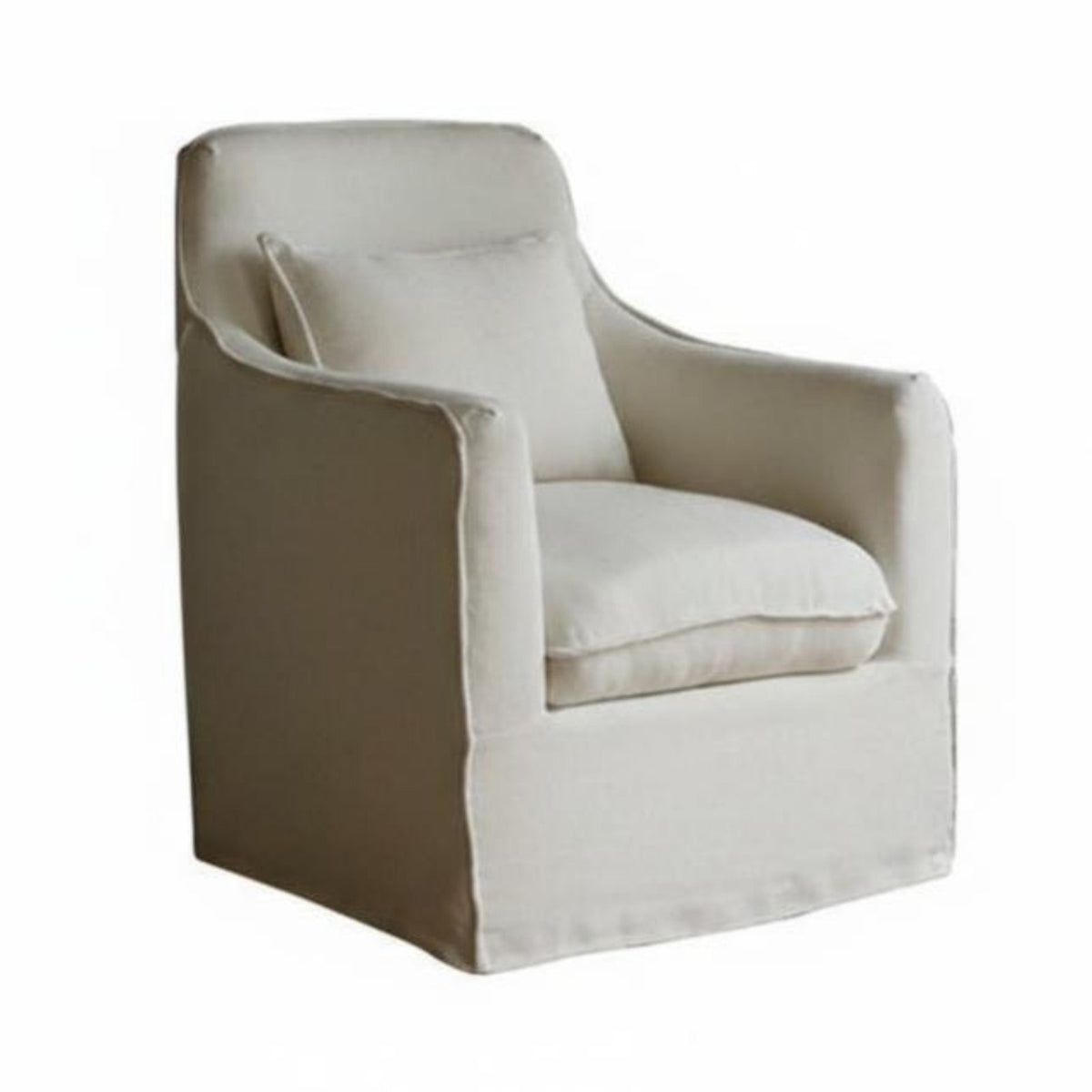 Wabi-Sabi Design Highrear Accent Chair Japanese design Upholstered Armchair Removable and creclineable Cover Single Sofa Minimalist Aesthetic for Guesthouse Owners, Homeowners, Book Lovers, perusing corner, Bedroom, Home Office