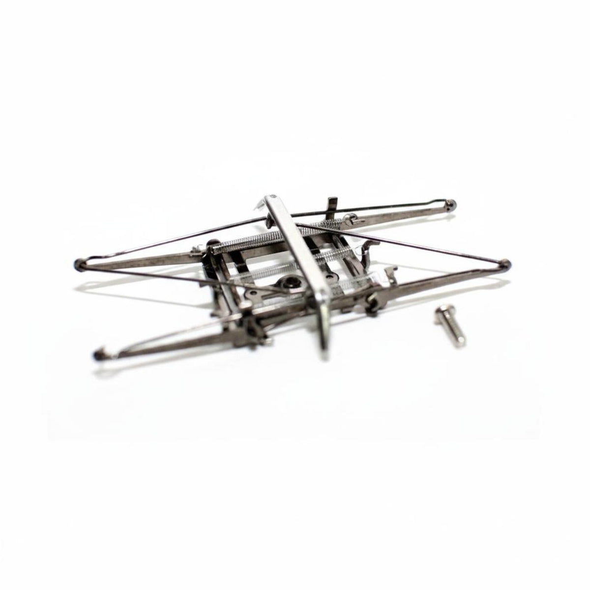 HO Scale Pantograph Metal Pantograph with Spring Mechanism Miniature Locomotive Part for Railway Layout