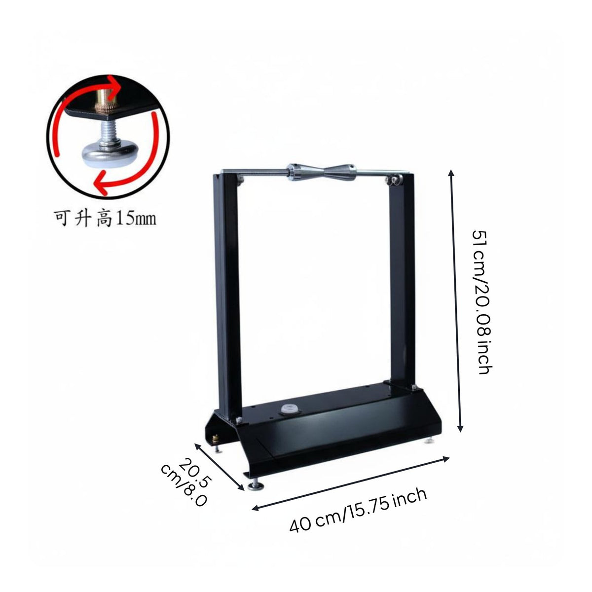 Stable Structure Motorcycle Wheel Leveler Simple Operation Motorcycle Wheel Balancing Stand Heavy-Duty Steel Construction for DIY Mechanics