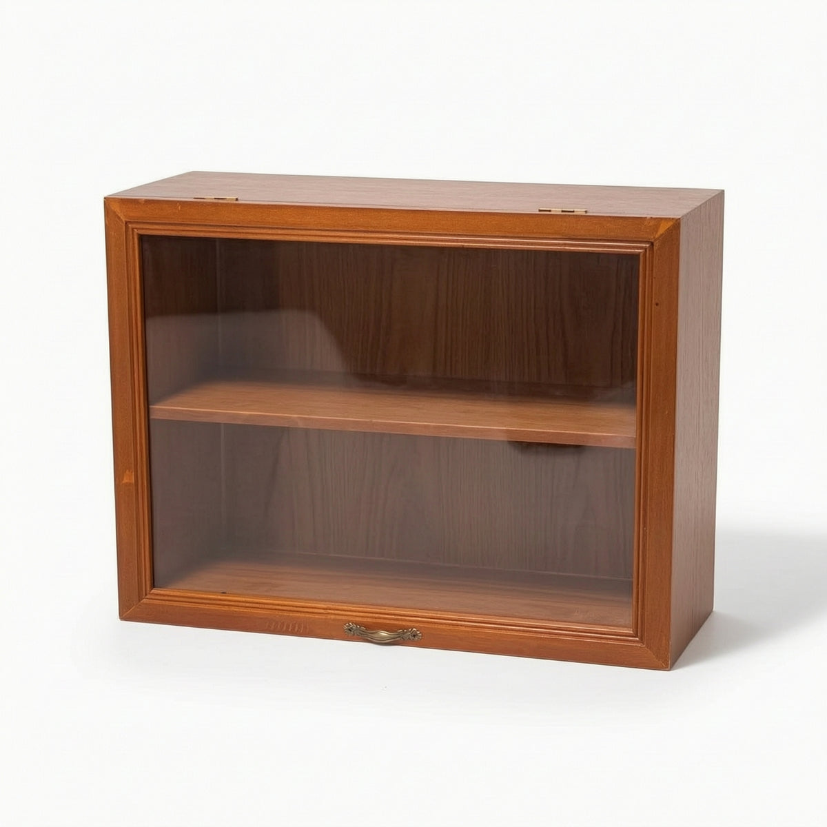 Transparent Tabletop Display Case Dustproof Wooden Display Box Sturdy Furniture for Collectors