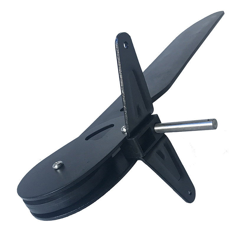 Kayak Accessory Black Plastic Rudder Blade High Quality Kayak Tail Rudder for Marine and Fishing Boats
