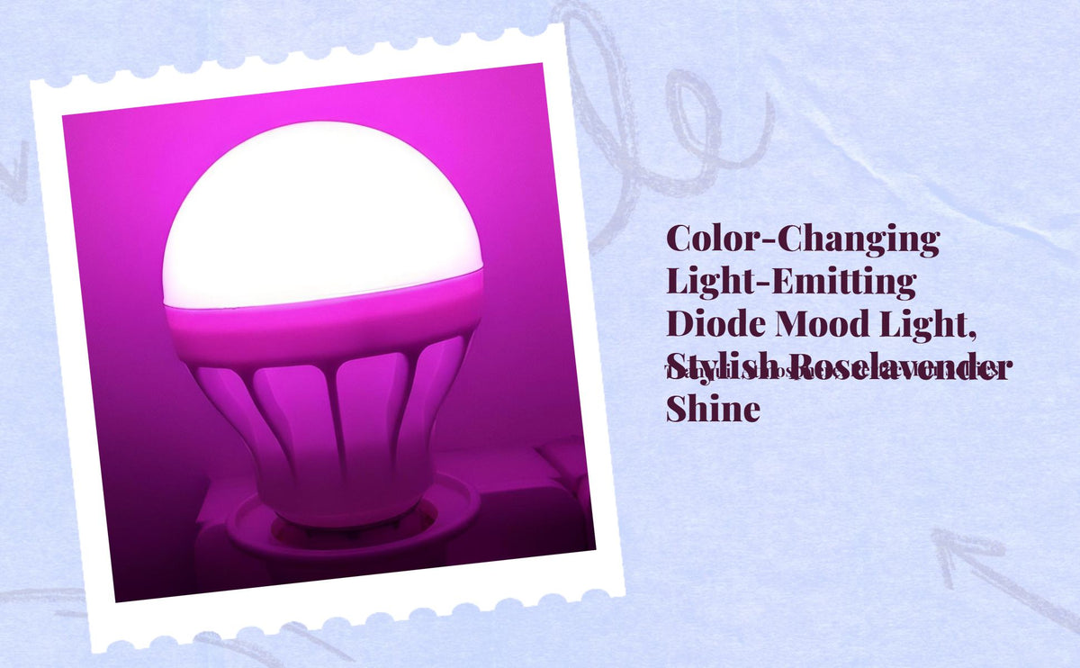Remote dimmable color LED night light