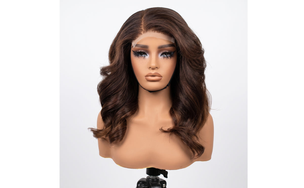 Female Mannequin Head with Shoulders Realistic Mannequin Head with Shoulders Smooth for Hair Salons