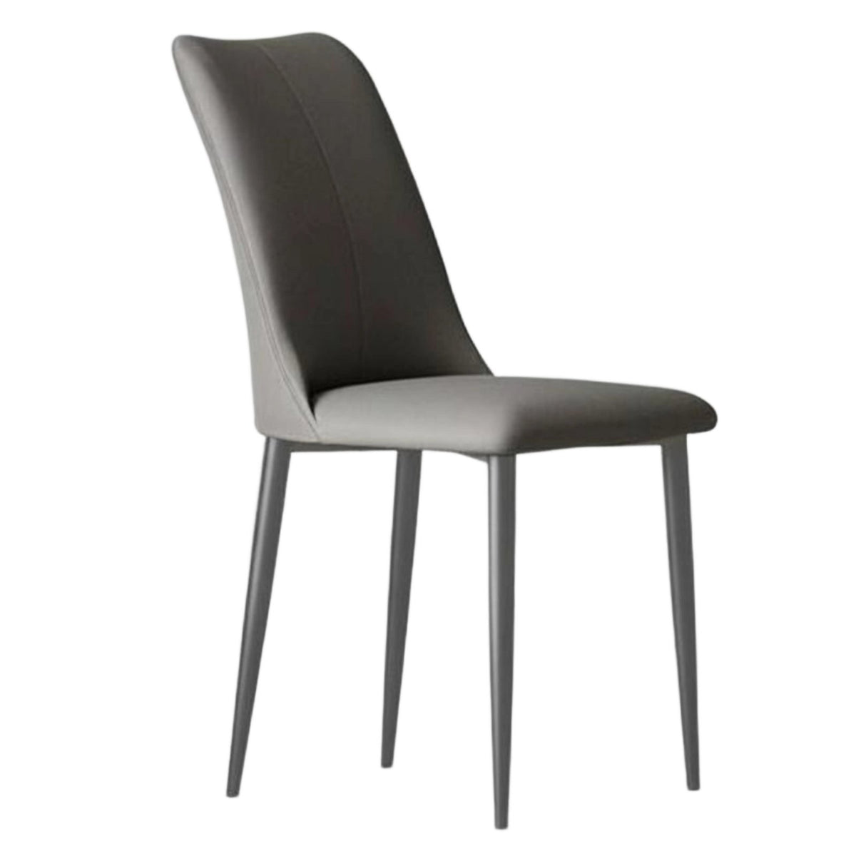 Modern Design Upholstered Slim-Leg Seat Minimalist Design Dining Chair Soft Upholstery Home Furniture Ergonomic Backrest for Restaurant Owners, Homeowners, Interior Decorators, Living Room, Kitchen