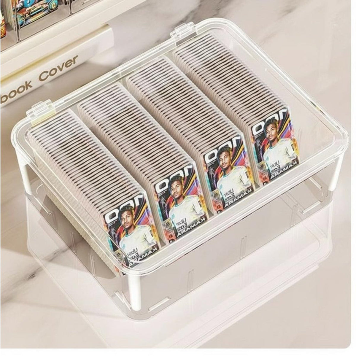 Multi-Compartment Card Box Compartmentalized Design Multi-Compartment Card Tray