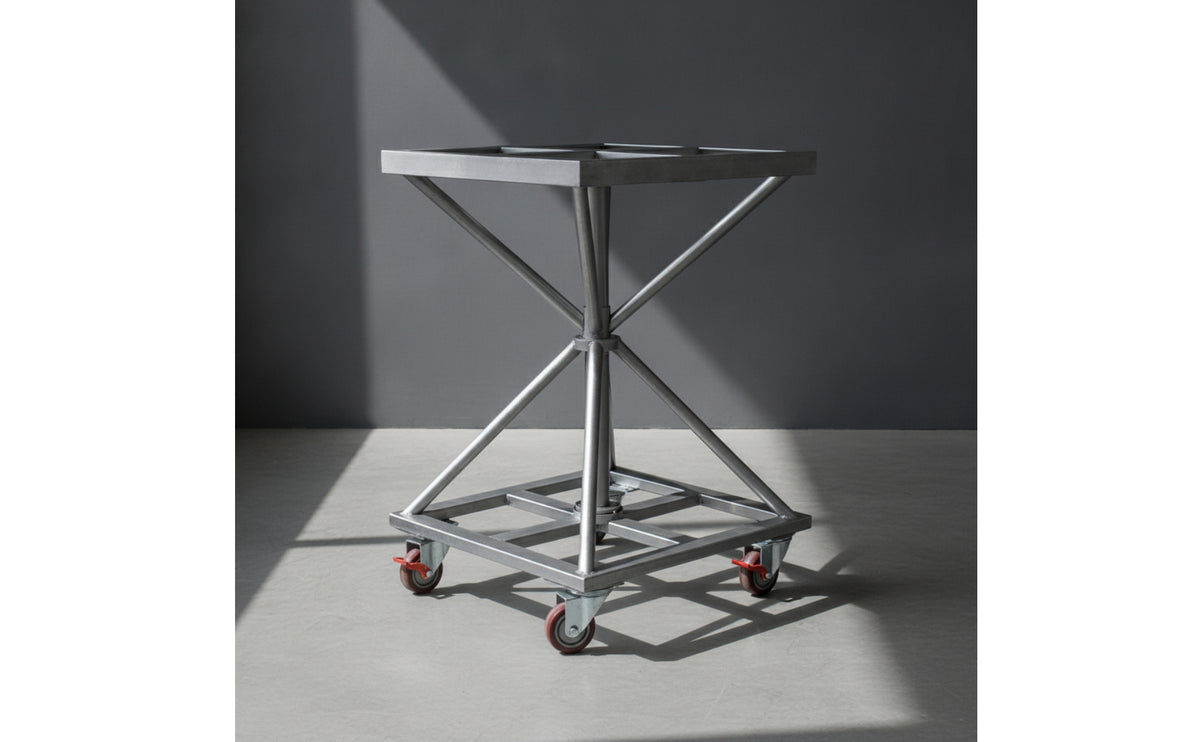 Spray Painting Turntable Mobile Rotating Spray Table Paint Rack with Wheels for Woodworkers